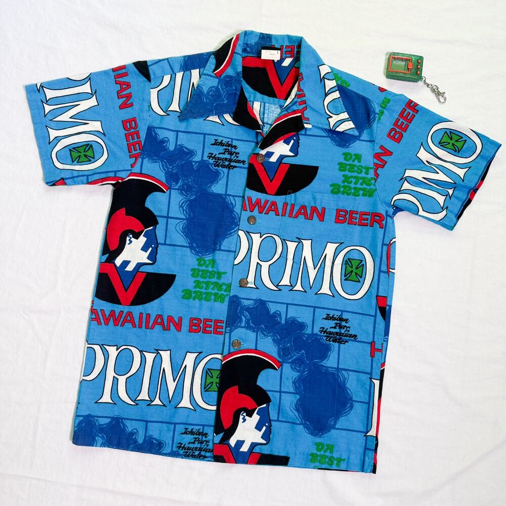 Primo Beer Hawaiian Holiday True Vintage 60s Shirt - M